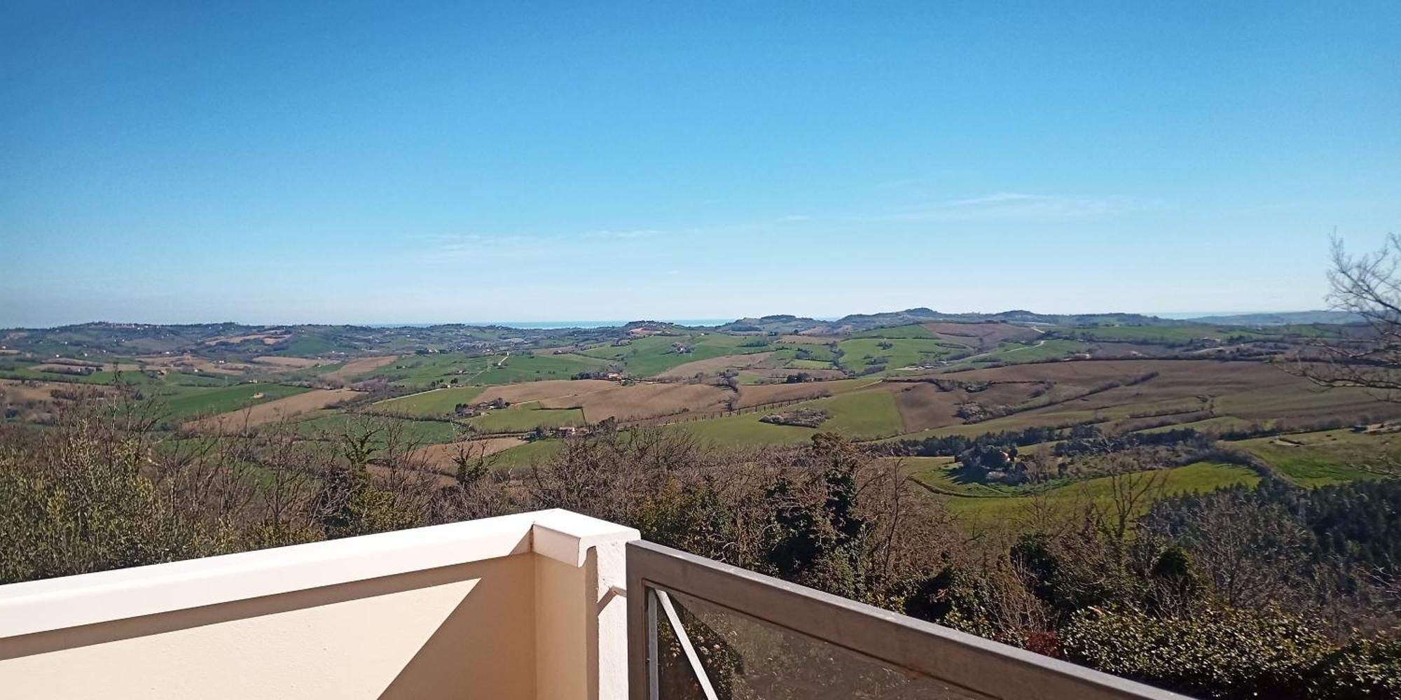 Appartamento Che Vista! Affittacamere Mombaroccio Exteriör bild